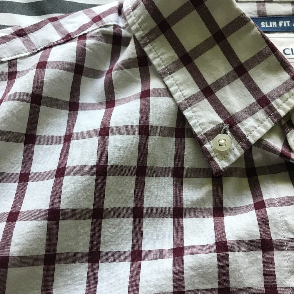 Old navy dress shirt, large size, tall and slim.